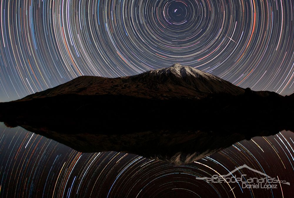 Teide_StarTrails_2010_DLopez