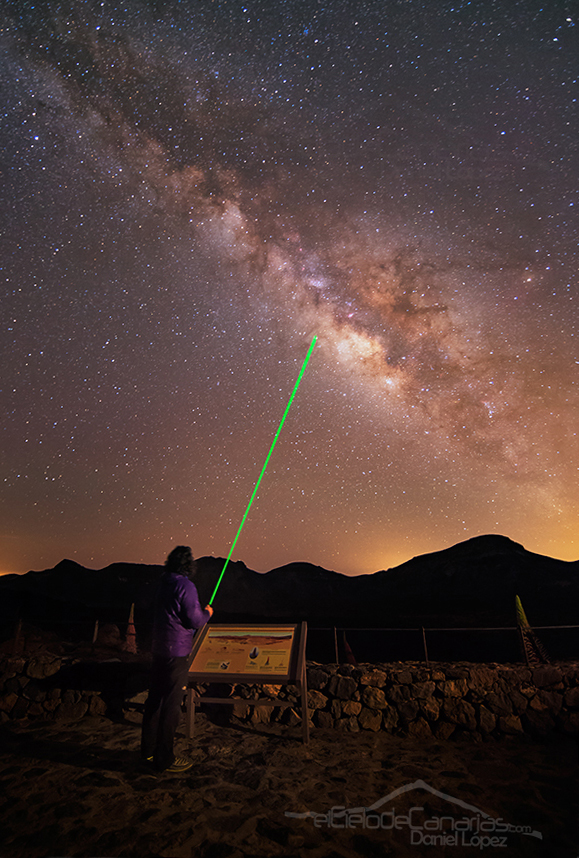 contemplando la via lactea DLopez