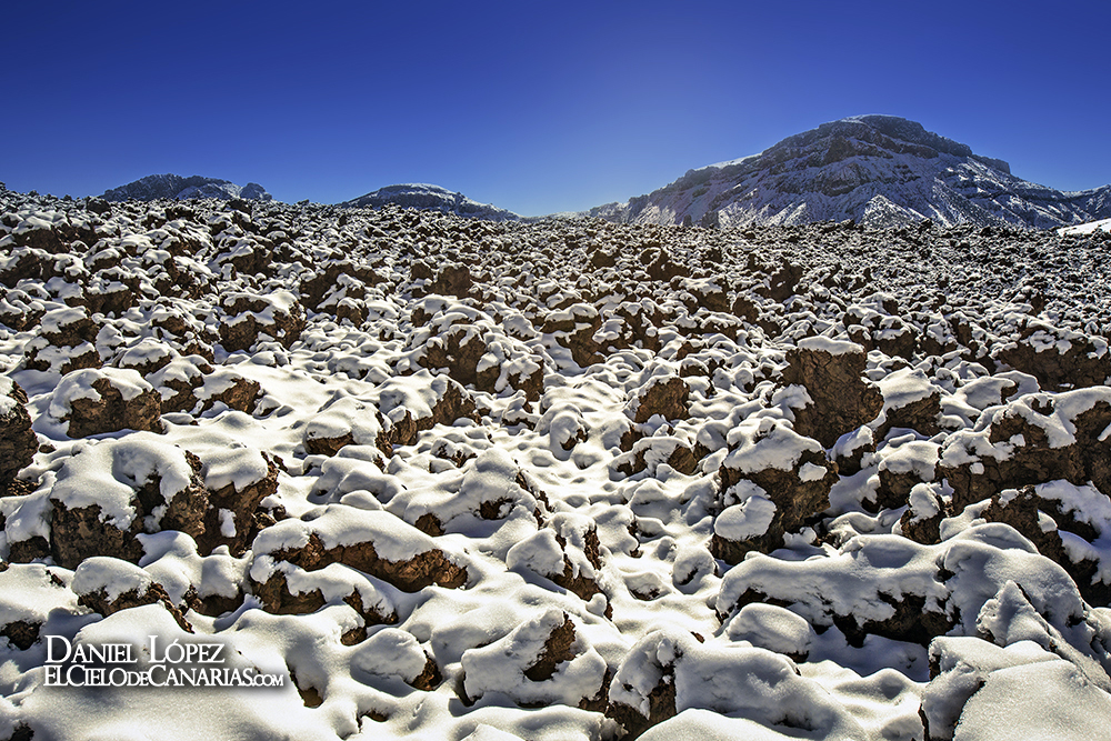 Nieve en el Teide