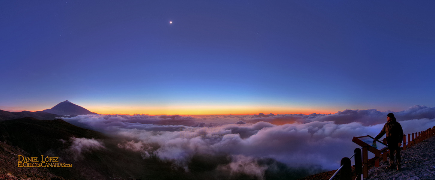 Anochece en el PNT desde un mirador DLopez